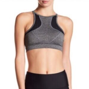 C&C California Charcoal T-Back Sports Bra